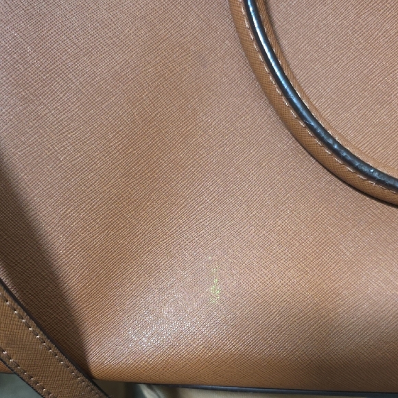 Michael Kors Tan Leather Satchel - Picture 5 of 6